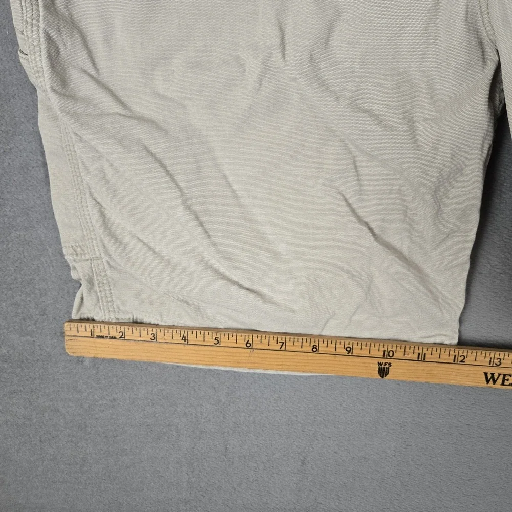 Carhartt Cargo Shorts Mens 42 Beige Relaxed‎ Fit Utility Pockets Workwear